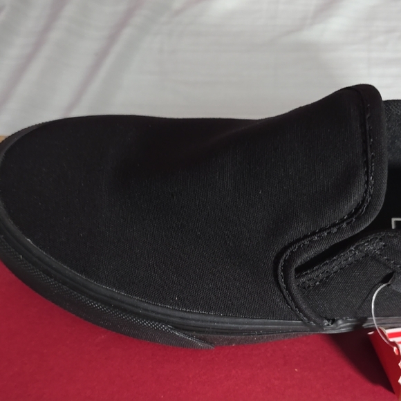 Vans Black Slip-On Sneakers - Picture 6 of 8